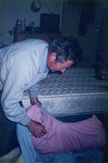 The day Barry had to make the beds!