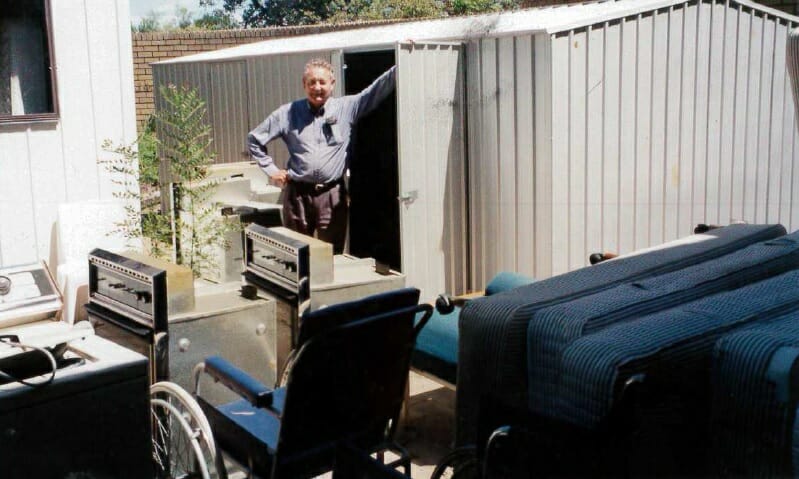 Barry at his workshop